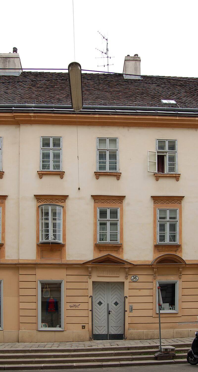 Biedermeierliches Gebäude, 1070 Wien, Kirchengasse 36 (7 Wohnungen), credit: WBV-GPA
