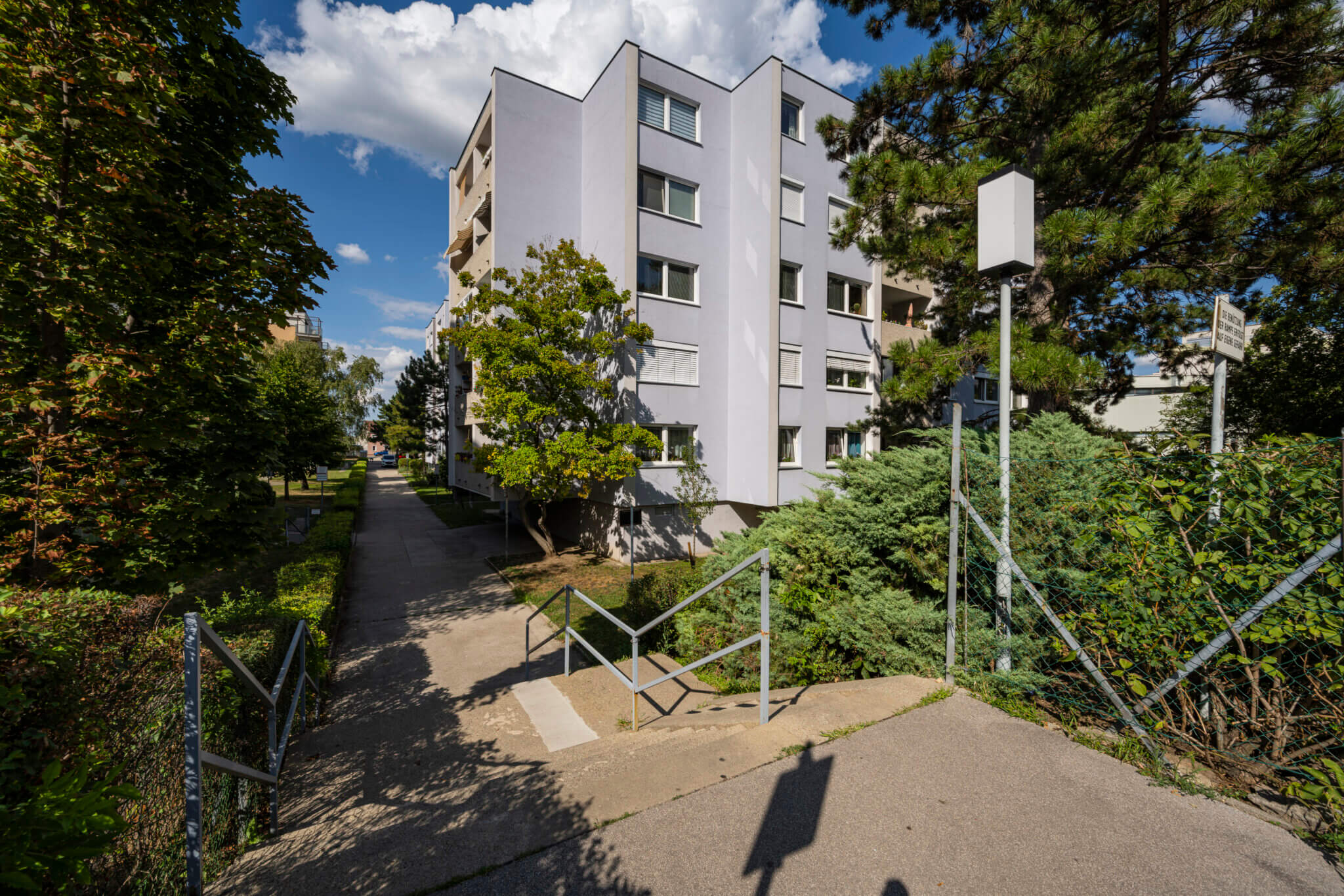 Wohnanlage mit Begünung